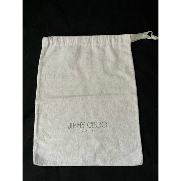 Jimmy Choo Dust Bag Storage Cover Pouch Drawstring Lilac 13.4" x 10.4" - Picture 1 of 4